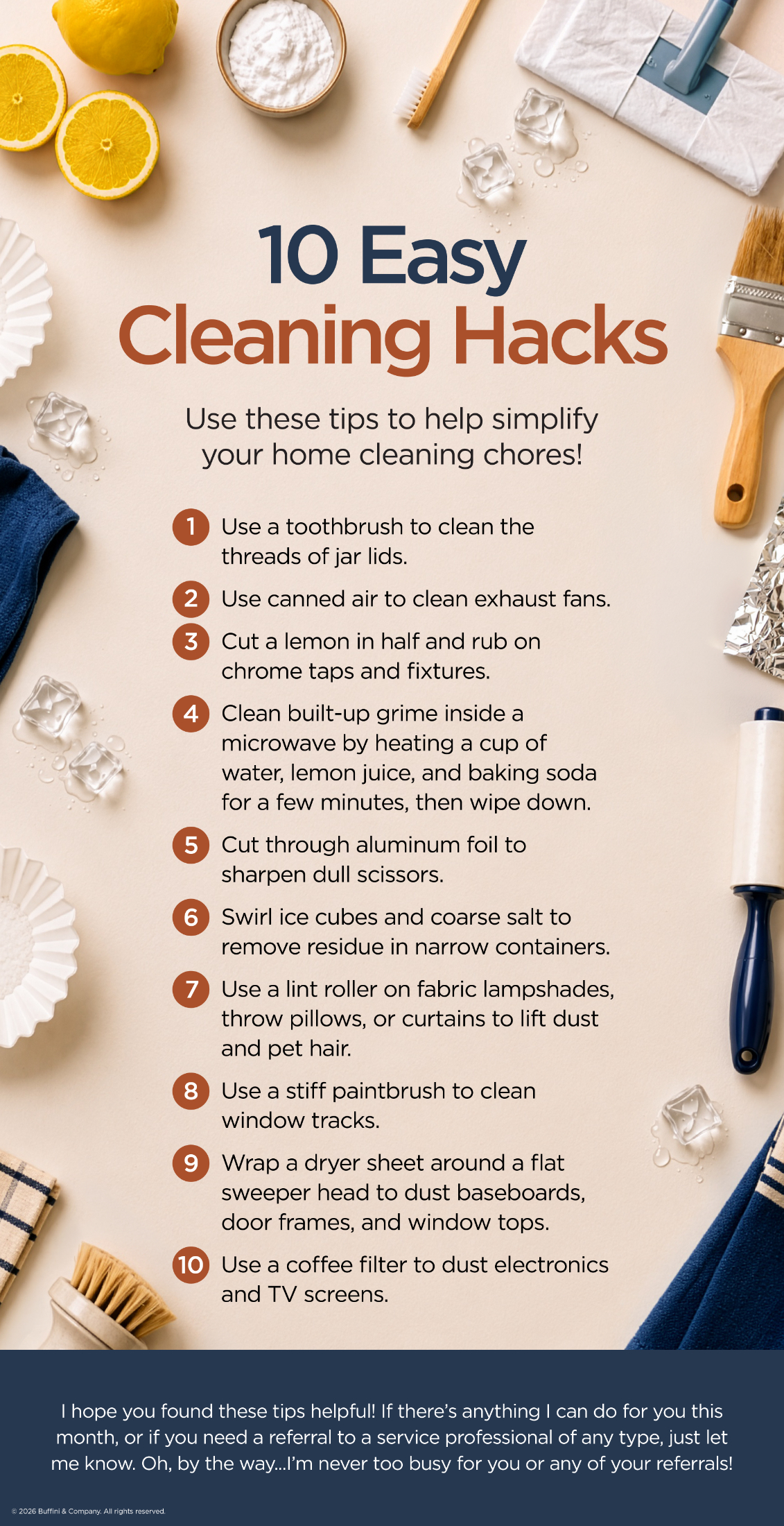 10 Easy Cleaning Hacks Every Homeowner Should Know